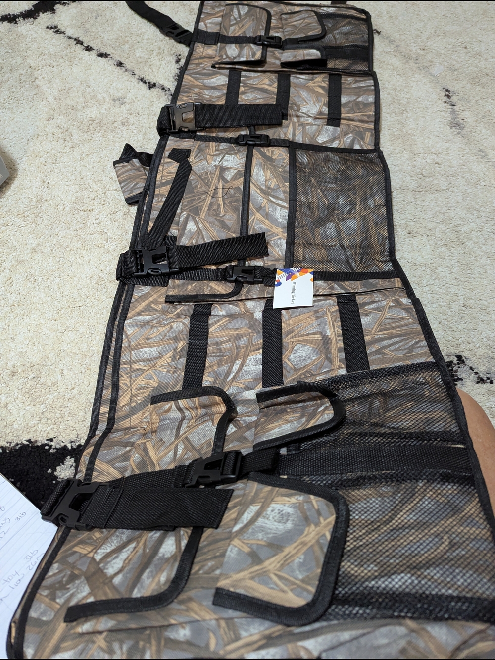 Camouflage Double Gun Roll-Up Bag for Men